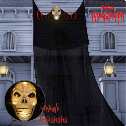 LED Hanging Skull Ghost – Halloween Decoration