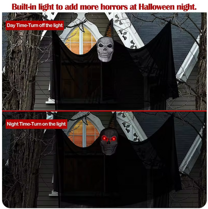LED Hanging Skull Ghost – Halloween Decoration