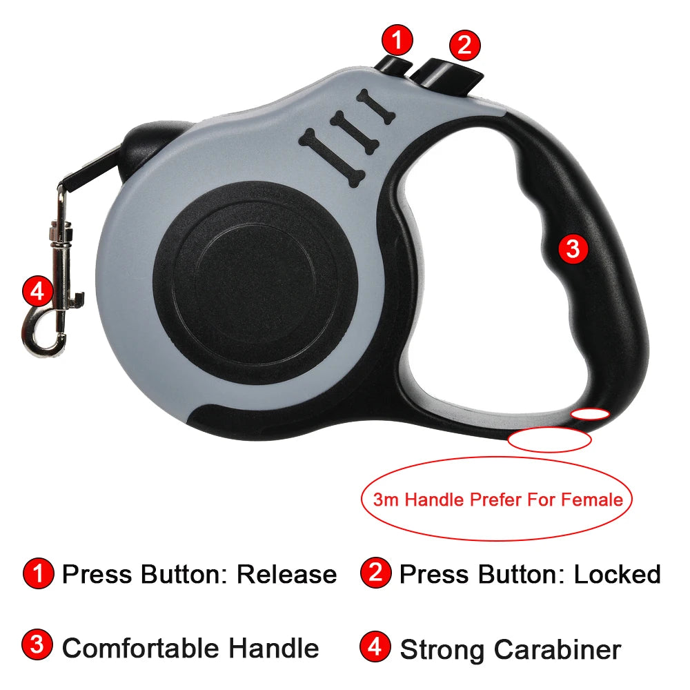 SwiftHaven durable dog leash in use on a walk