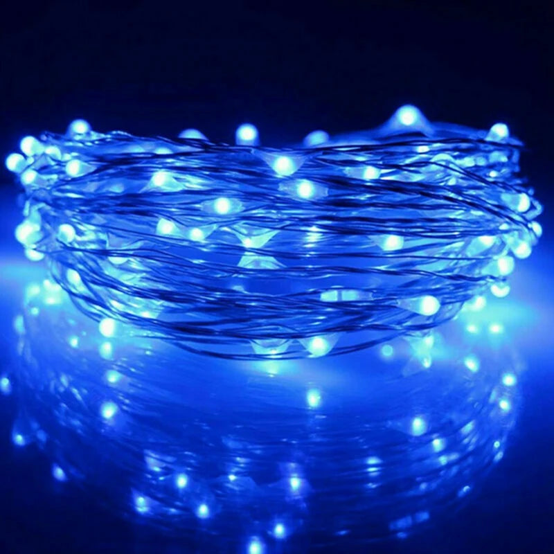 SwiftHaven LED string lights decorating a room