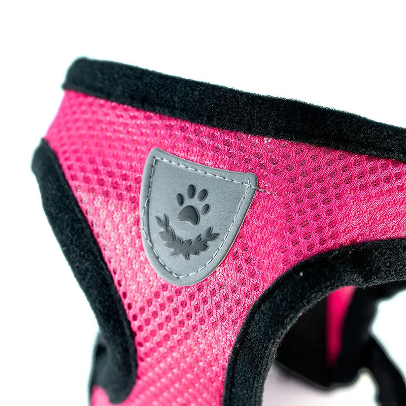 SwiftHaven breathable mesh harness for small dogs
