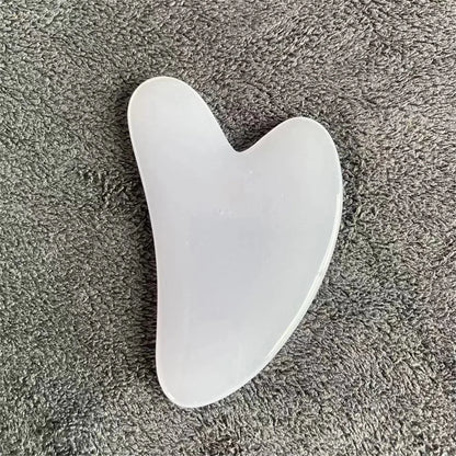 Natural Stone Jade Gouache Scraper Rose Quartz Facial Gua Sha Tools Face Lifting Massager Firm Skin Care Guasha Board Massager