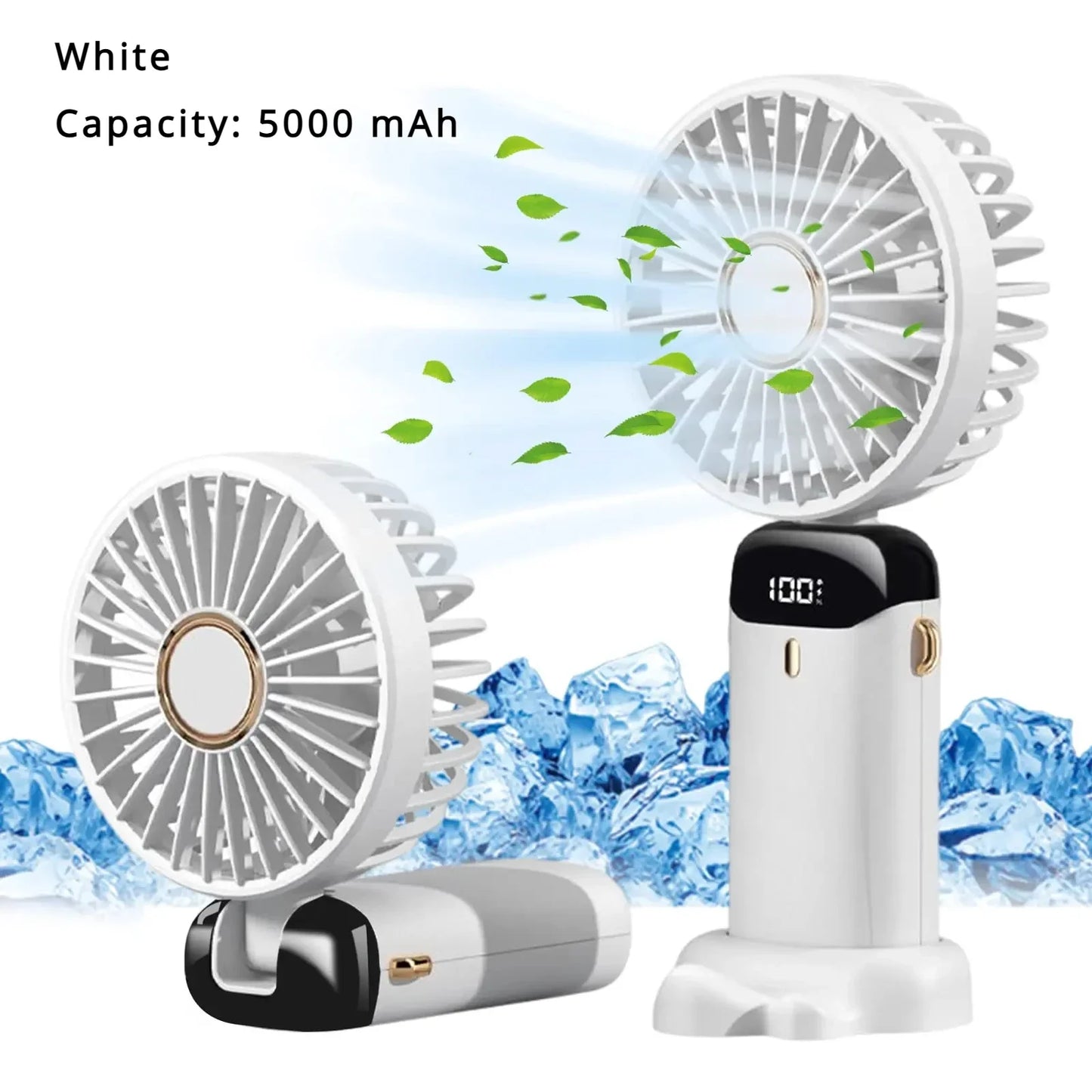 SwiftHaven 5000mAh rechargeable mini fan