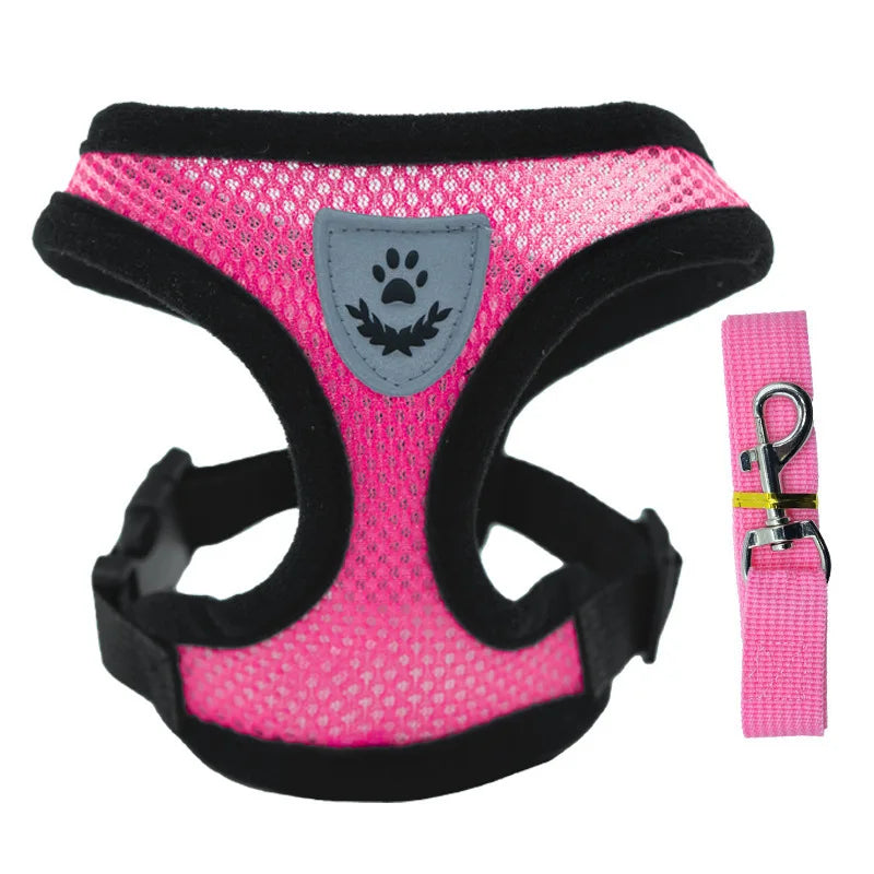 SwiftHaven padded mesh harness for puppies