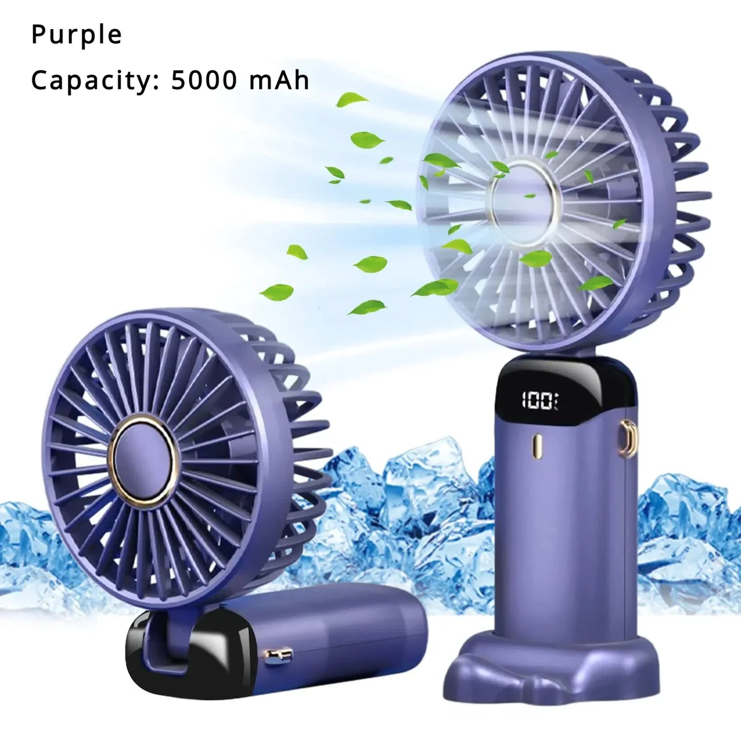 SwiftHaven foldable USB fan charging detail
