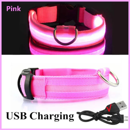 SwiftHaven rechargeable LED pet collar size guide