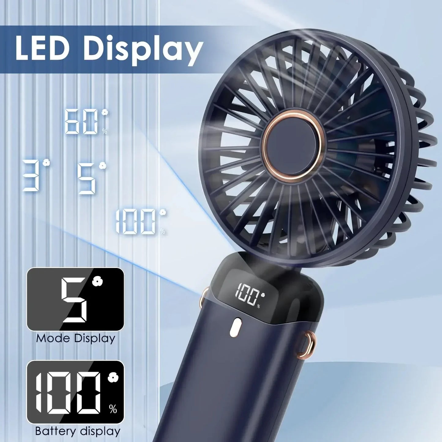 SwiftHaven USB rechargeable portable fan