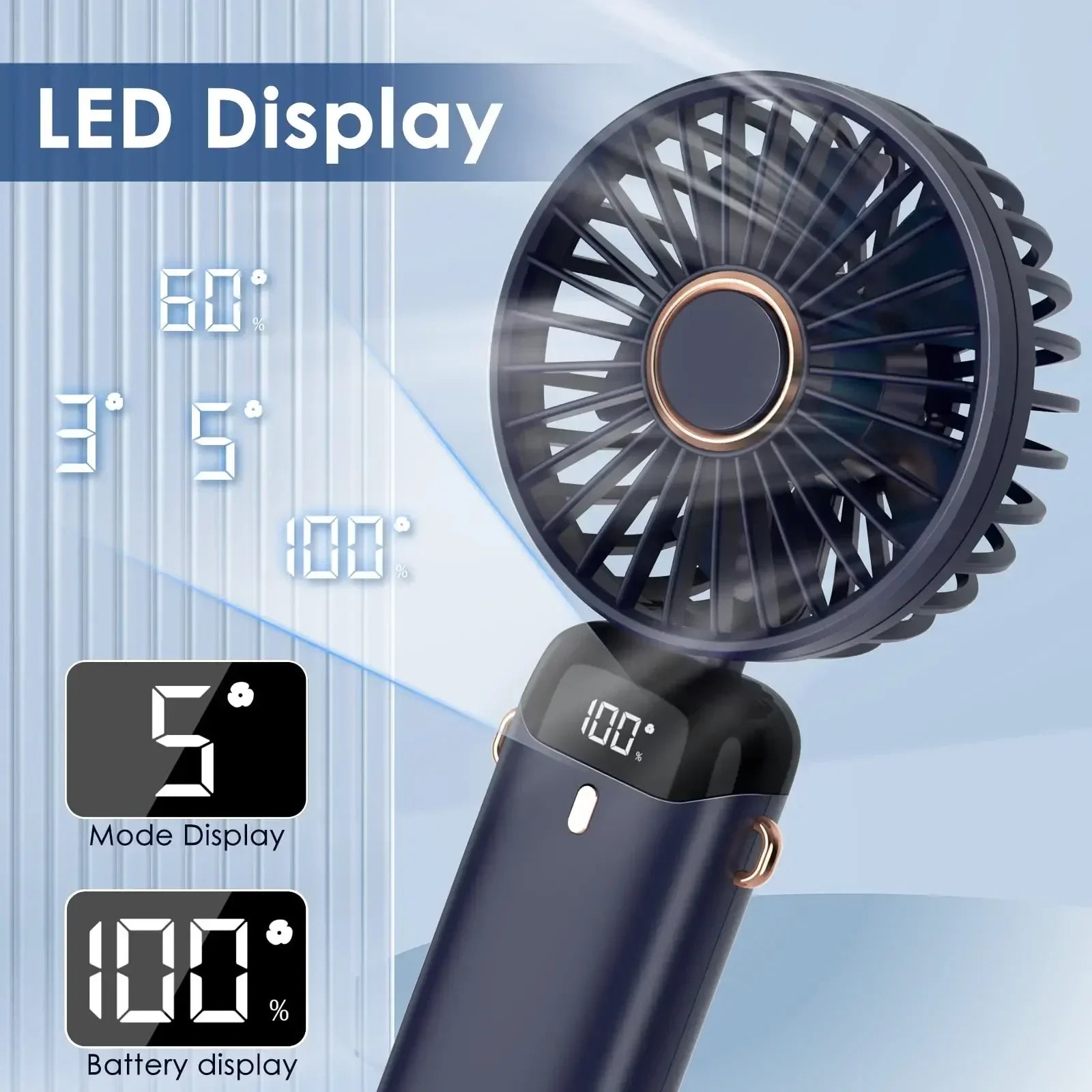 SwiftHaven USB rechargeable portable fan