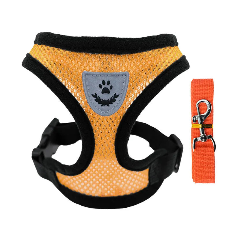SwiftHaven dog walking harness with leash ring