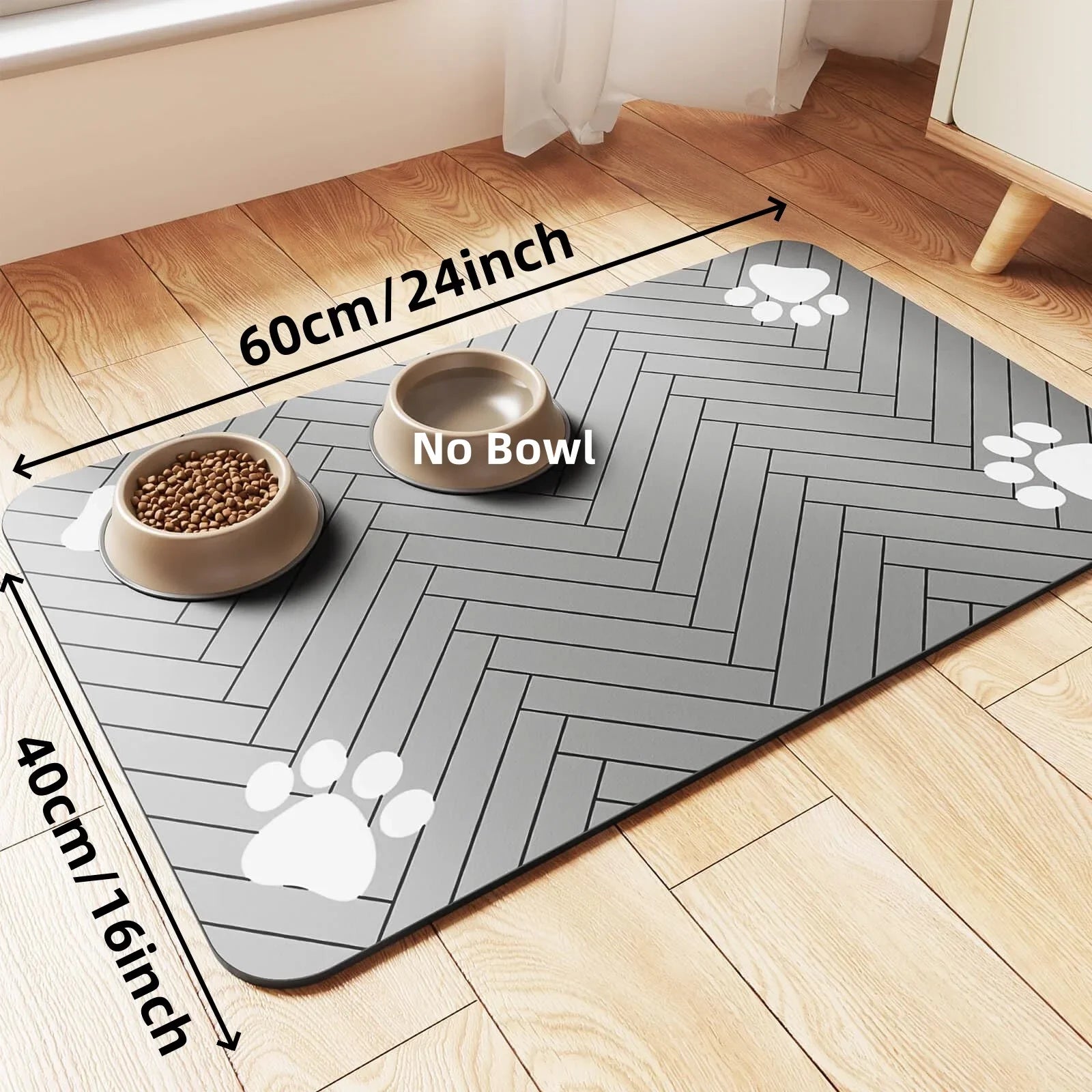 SwiftHaven pet feeding mat close-up of absorbent surface