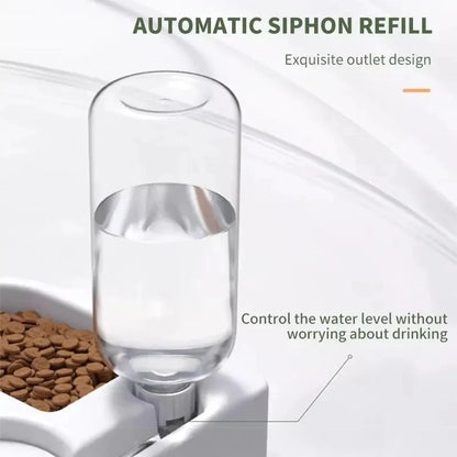 SwiftHaven moisture-proof automatic pet feeding bowl