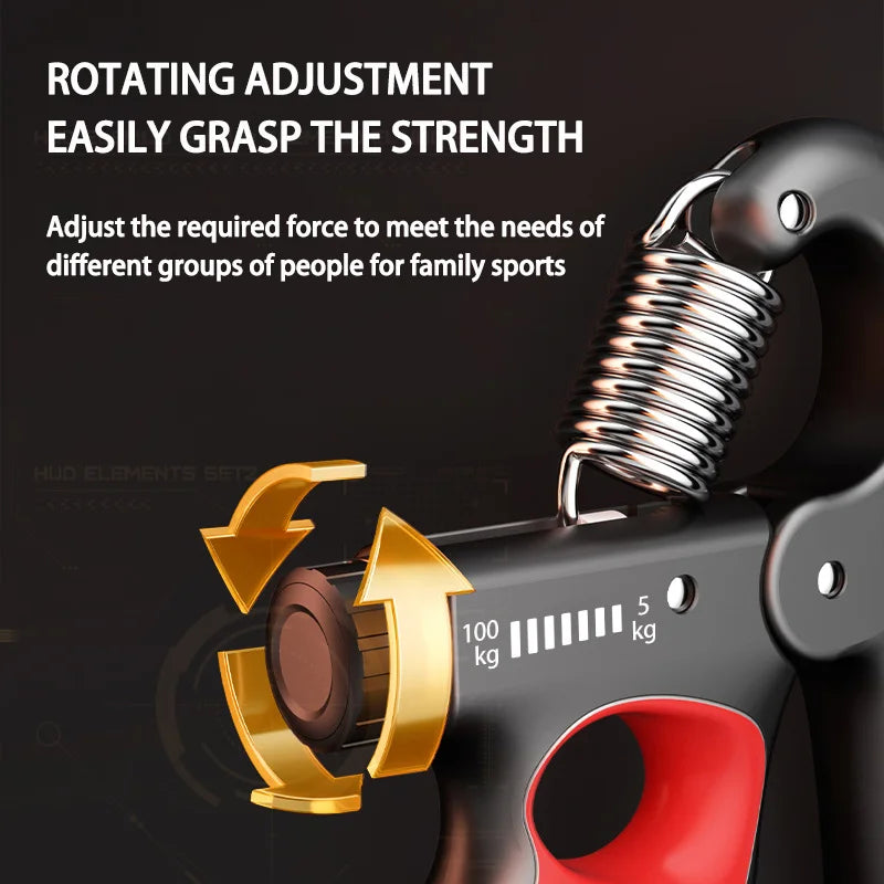 SwiftHaven adjustable hand gripper in use
