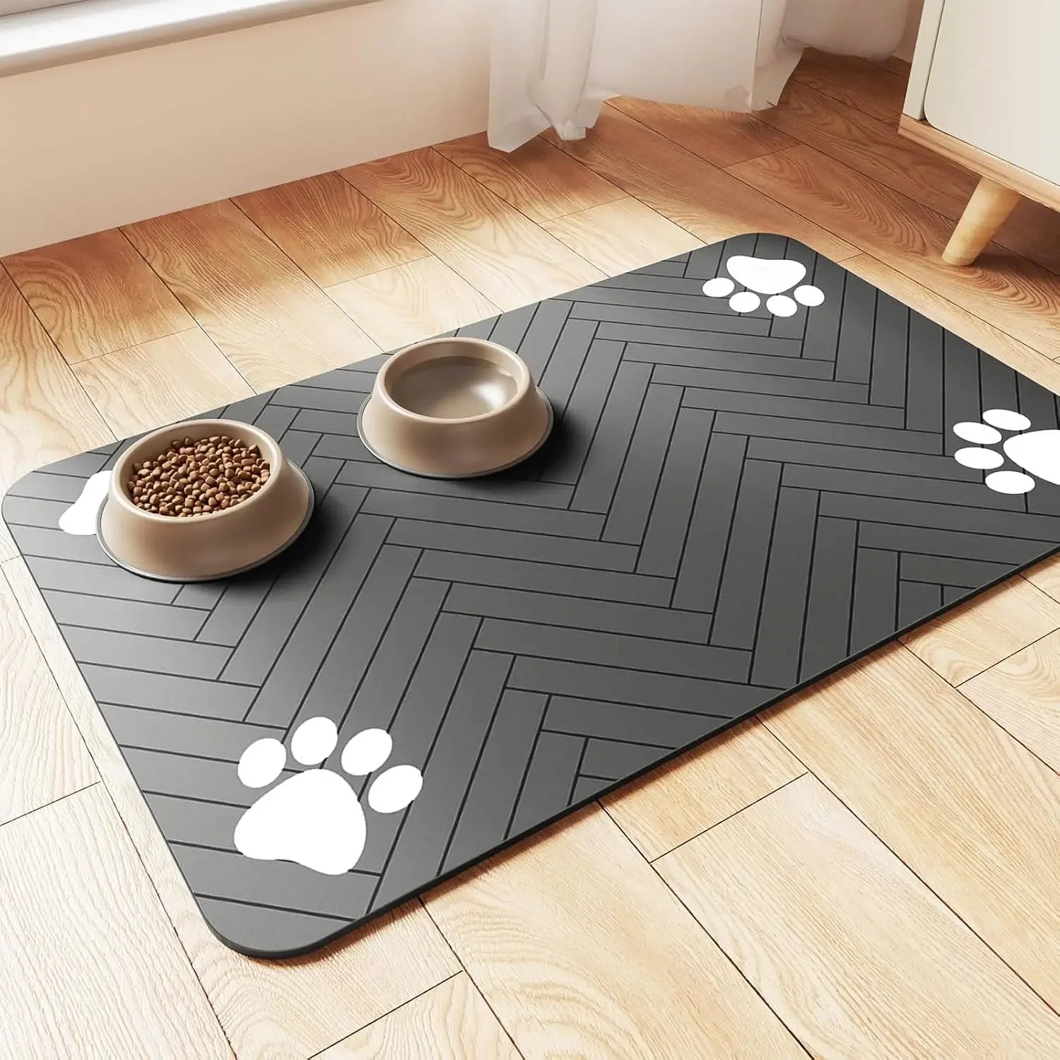 SwiftHaven absorbent pet feeding mat - main product photo