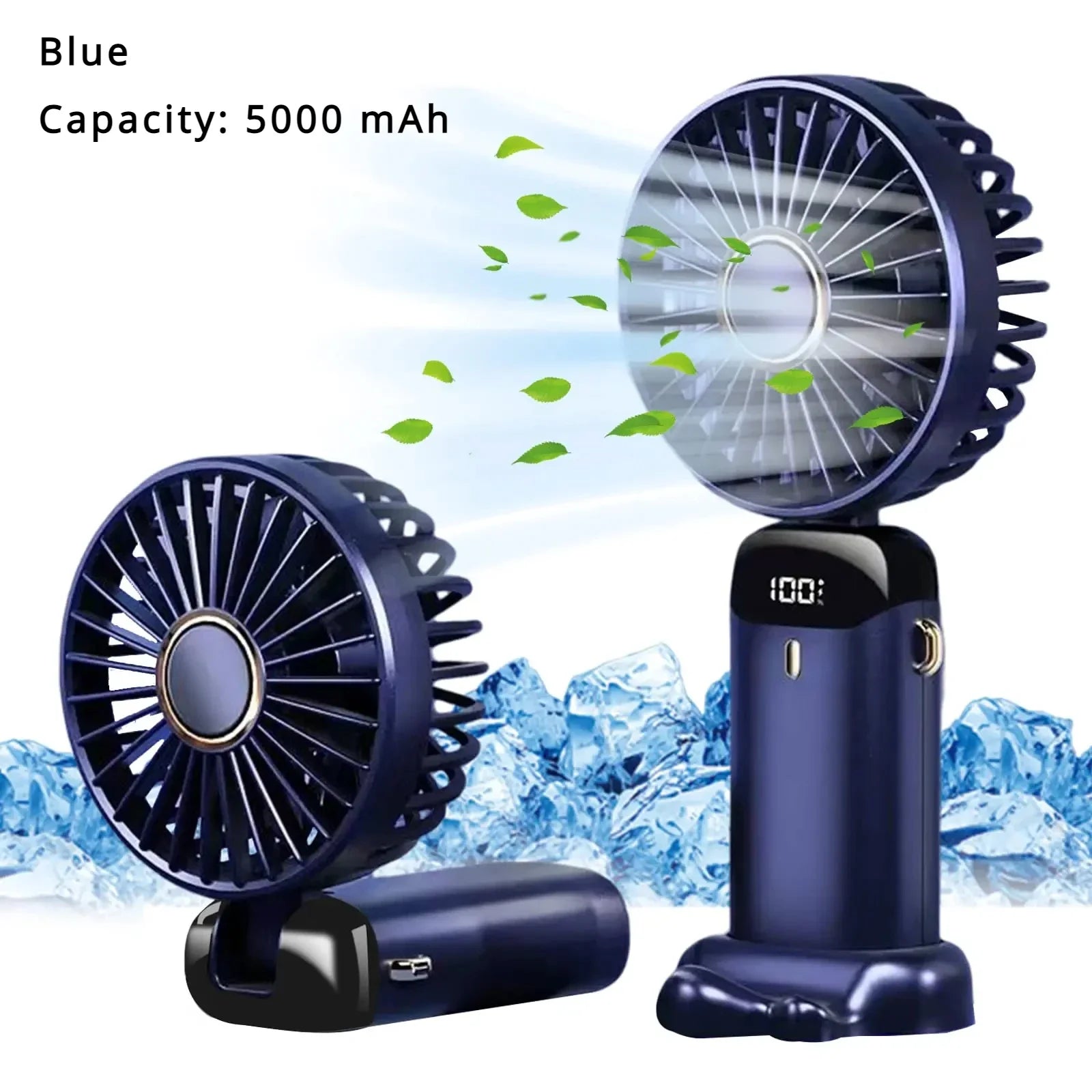 SwiftHaven handheld mini fan size and dimensions