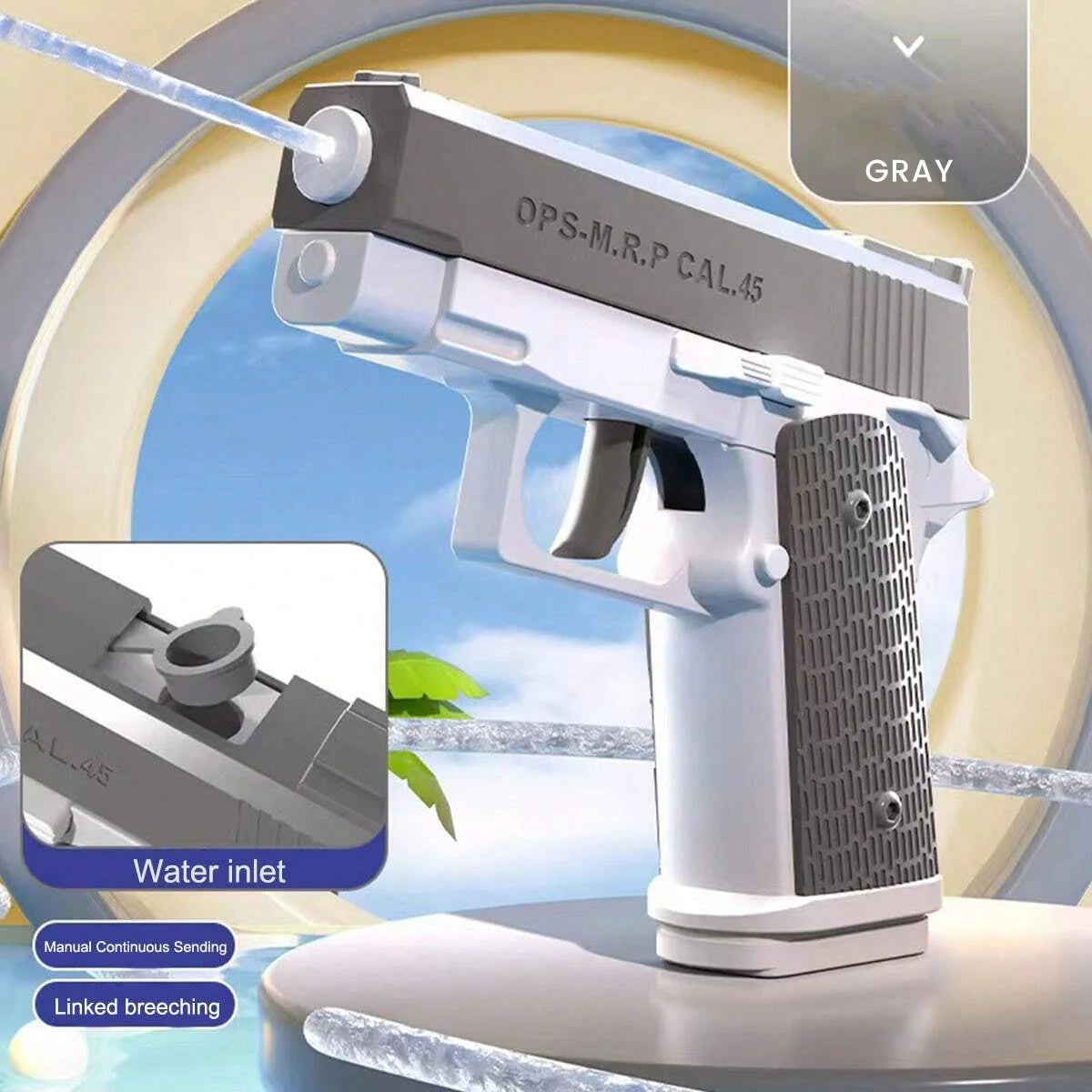 SwiftHaven water pistol toy size and dimensions