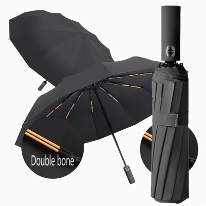 SwiftHaven automatic folding travel umbrella - main product photo