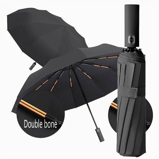 SwiftHaven automatic folding travel umbrella - main product photo