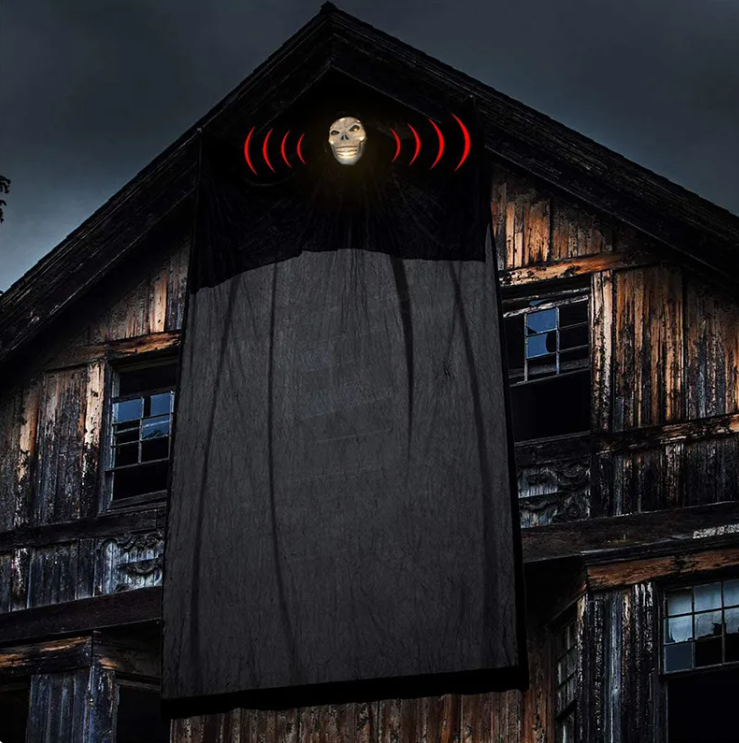 LED Hanging Skull Ghost – Halloween Decoration